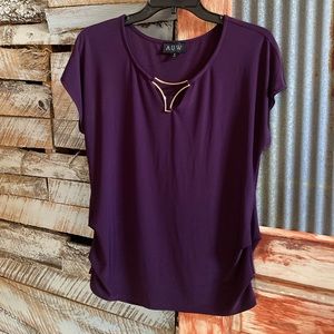 AVW Purple Plum Blouse